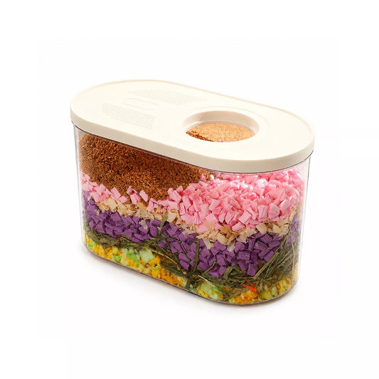 Transparent Elliptical Hamster Digging Box